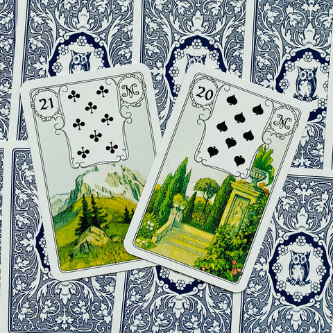 Blue Owl By Mlle Lenormand 36 Cards Deck Esoteric Fortune Telling Agm 1067012979