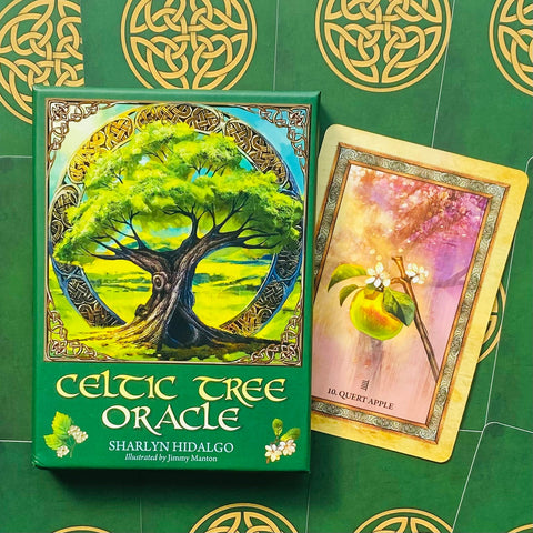 Celtic Tree Oracle cards Blue Angel