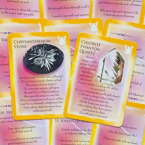 Masters Mystics Saints & Gemstone Guardians Cards Deck Findhorn Esoteric With Bag