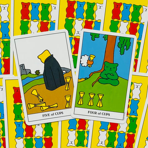 Gummy Bear Tarot Deck Tin Pocket Size 78 Cards Guidebook US Games