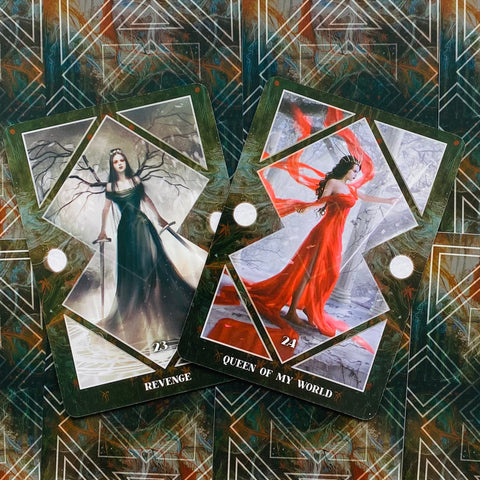 Dark Mirror Oracle Deck by Laura Sava Lo Scarabeo Shadow Work Cards