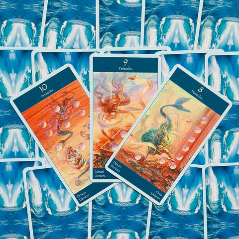 Tarot of Mermaids 78-Card Deck by Lo Scarabeo with Guidebook New