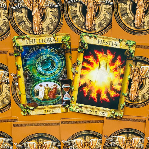 Greek Mythology Reading Cards And Bag Oracle Deck Findhorn Esoteric Ancient With Bag