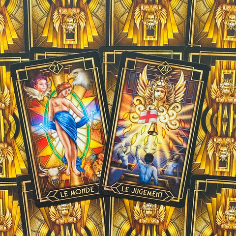 Tarot Decoratif Cards Deck And Book Set US Games Systems Marchetti Esoteric NEW