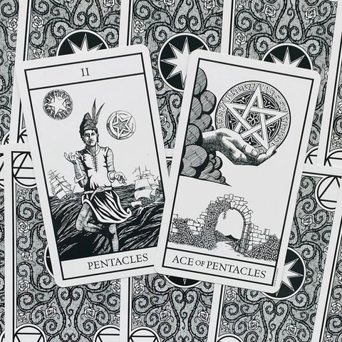 Bianco Nero Tarot Cards Deck Black & White Marco Proletto US Games Systems Bn78