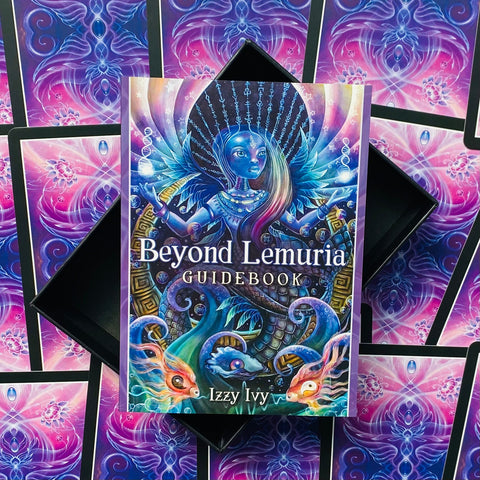 Beyond Lemuria Oracle Cards Deck by Izzy Ivy Blue Angel 56 Cards Set