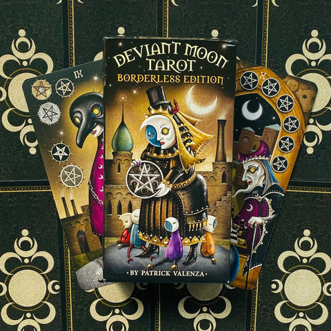 Deviant Moon Borderless Edition Tarot Cards P. Valenza US Games Systems Bdm78