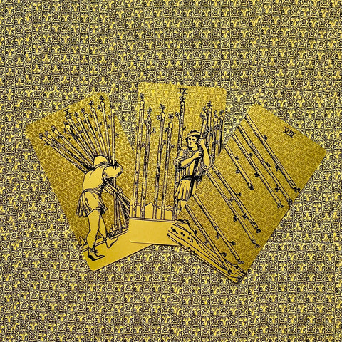 Tarot Black and Gold Edition Cards Lo Scarabeo