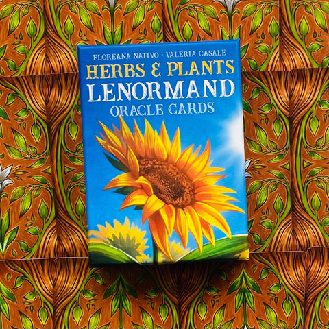 Herbs & Plants Lenormand Oracle Deck by Lo Scarabeo Tarot Cards