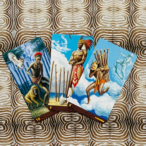African American Tarot Cards Deck Esoteric Earth Art Wild Lo Scarabeo Ex137