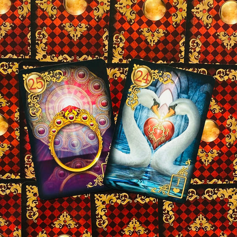 Gilded Reverie Lenormand Expanded Edition Oracle Deck 47 Cards US Games