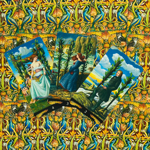 Pre-Raphaelite Tarot Cards Deck Giuliano Costa Surrealistic Lo Scarabeo Ex244