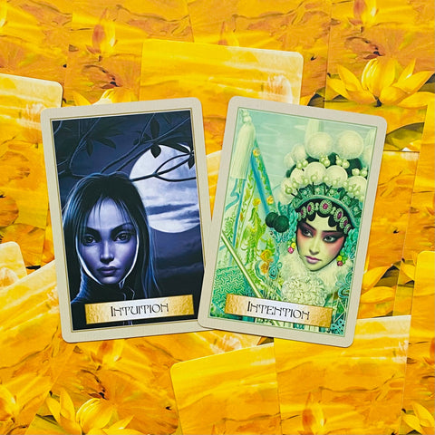 Wisdom Of The Golden Path Oracle Deck Cards Fortune Telling Blue Angel NEW