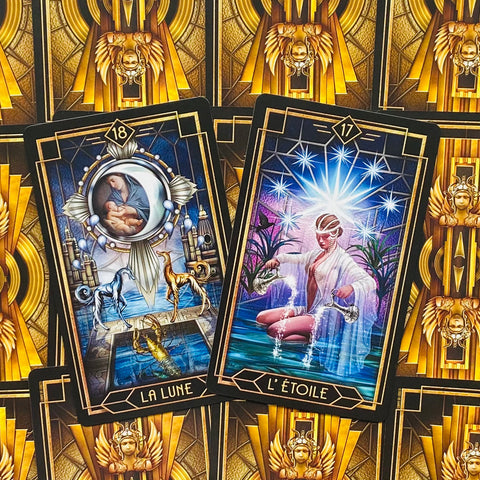 Tarot Decoratif Cards Deck And Book Set US Games Systems Marchetti Esoteric NEW