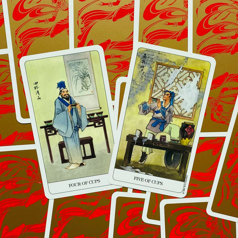 Chinese Tarot Deck by Jui Guoliang 78 Cards US Games w/ Guidebook