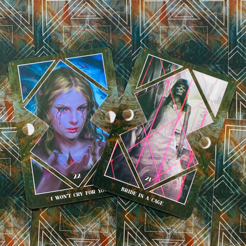 Dark Mirror Oracle Deck by Laura Sava Lo Scarabeo Shadow Work Cards