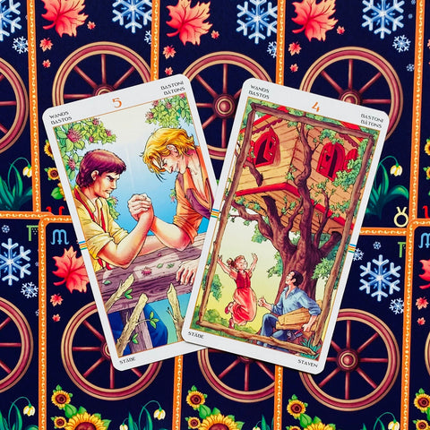Wheel Of The Year Tarot Deck Cards Platano Esoteric Lo Scarabeo Telling NEW