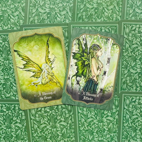 Faery Blessing Oracle Cards Deck by Lucy Cavendish Amy Brown 45-Card