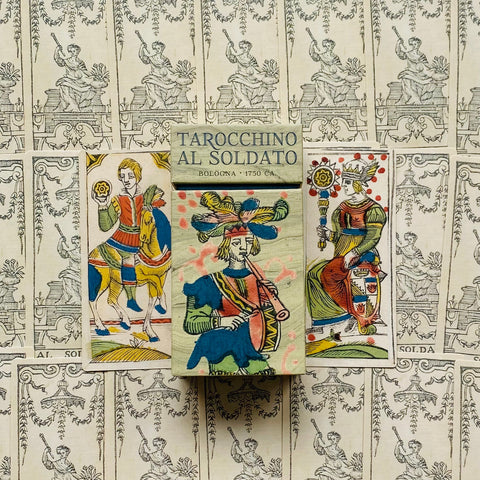 Tarocchino Al Soldato Tarot Cards Deck Limited Edition Lo Scarabeo Bologna NEW