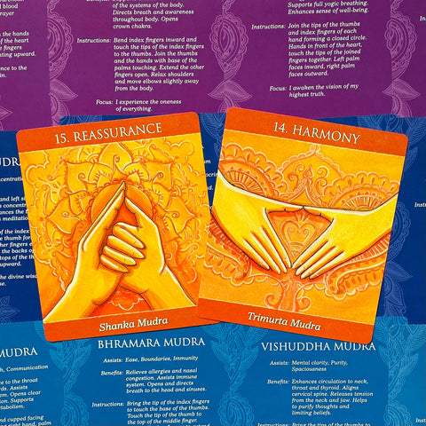 Mudras For Awakening The Energy Body Cards Deck & Book US Games Systems NEW