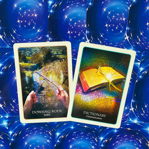 Divination of the Ancients Oracle Tarot 45 Card Deck Blue Angel New