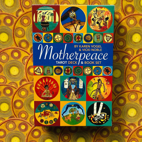 Mini Motherpeace Round Tarot Deck and Guidebook Set by Karen Vogel US Games