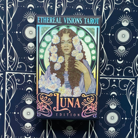 Ethereal Visions Tarot Luna Edition Deck by Matt Hughes w/ Guidebook