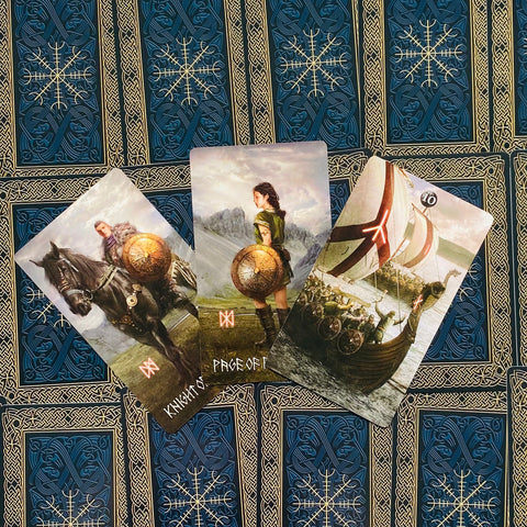 Runic Tarot Deck & Guidebook Set Norse Mythology Lo Scarabeo 78 Cards