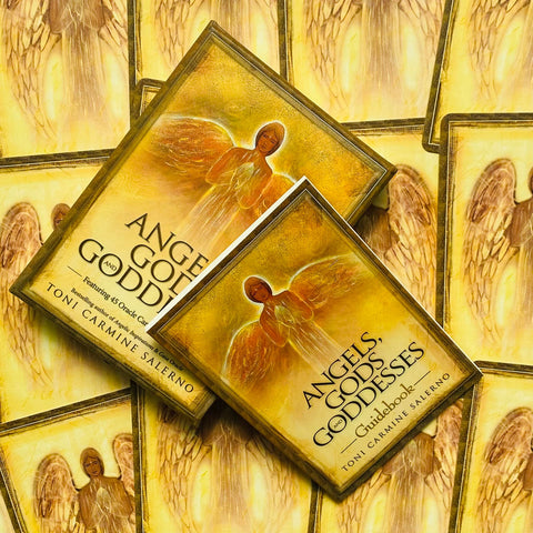 Angels Gods & Goddess Oracle Cards Deck Blue Angel Divination Set