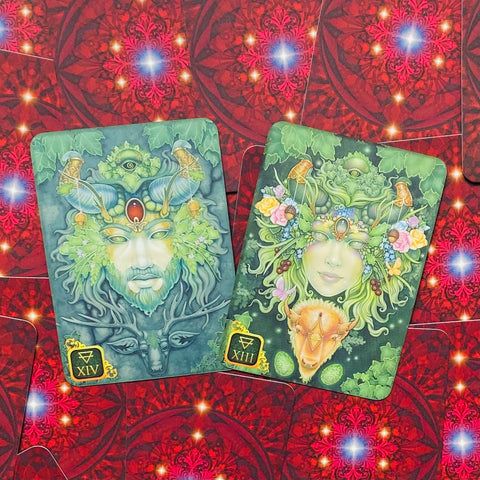 Pocket Dreams of Gaia Tarot Deck 81 Cards by Ravynne Phelan Blue Angel