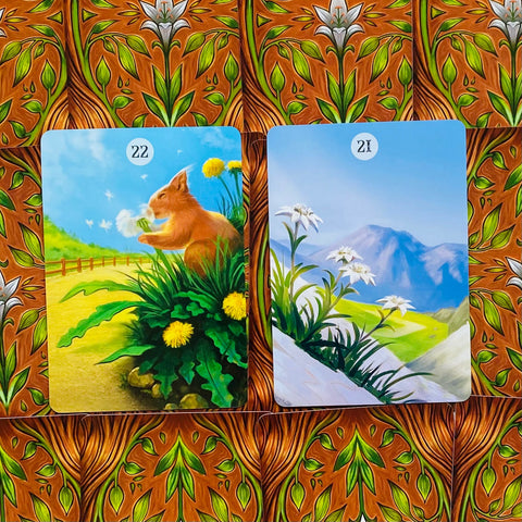 Herbs & Plants Lenormand Oracle Deck by Lo Scarabeo Tarot Cards