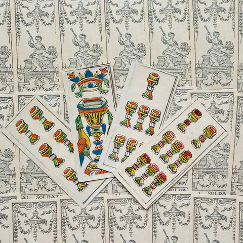 Tarocchino Al Soldato Tarot Cards Deck Limited Edition Lo Scarabeo Bologna NEW