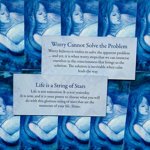 Calming Inspirations Mini Oracle Cards Deck by Lucy Cavendish 55 Cards
