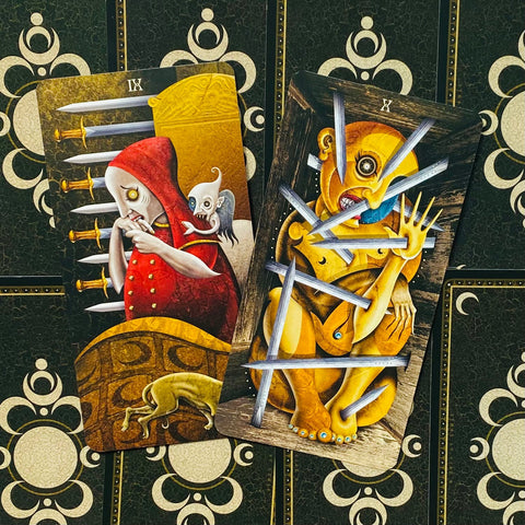 Deviant Moon Borderless Edition Tarot Cards P. Valenza US Games Systems Bdm78