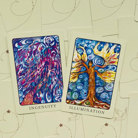 Peace Oracle Deck Cards Toni Carmine Esoteric Telling Blue Angel NEW