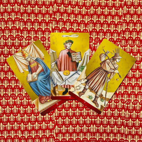 Dante Tarot Card Deck & Guidebook by Guido Zibordi Marchesi Lo Scarabeo