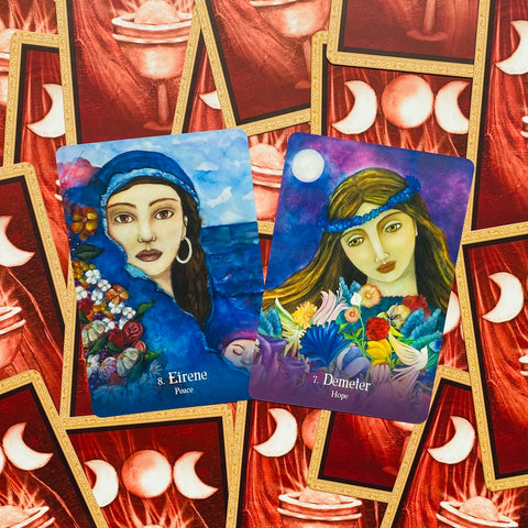 Sacred Mothers & Goddesses Oracle Deck with Guidebook by Blue Angel