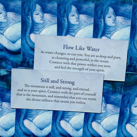 Calming Inspirations Mini Oracle Cards Deck by Lucy Cavendish 55 Cards