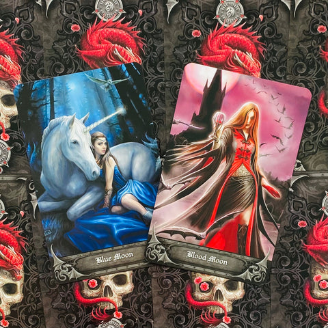 Anne Stokes Gothic Oracle Tarot Cards Deck & Guidebook Set by US Games