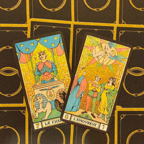 Golden Wirth Tarot Grand Trumps 22 Card Deck Gold Foil Lo Scarabeo