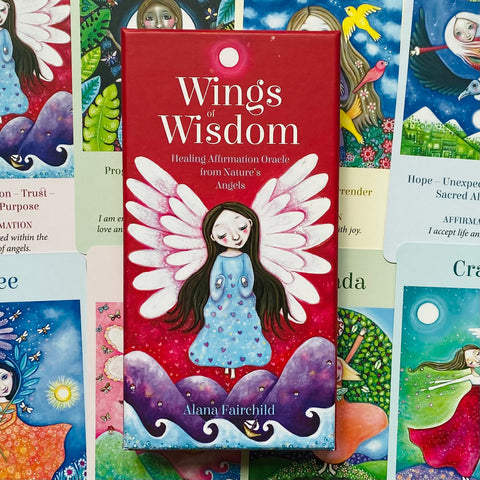 Wings Of Wisdom Oracle Cards Deck Alana Fairchild Longhurst Blue Angel NEW