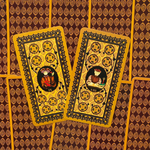 Medieval Cat Tarot Deck by Lawrence Teng 78 Cards US Games English Guidebook
