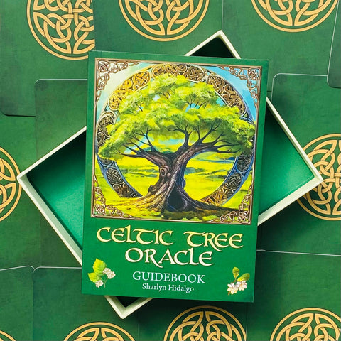 Celtic Tree Oracle Cards by Blue Angel 25-Card Deck & Guidebook Set