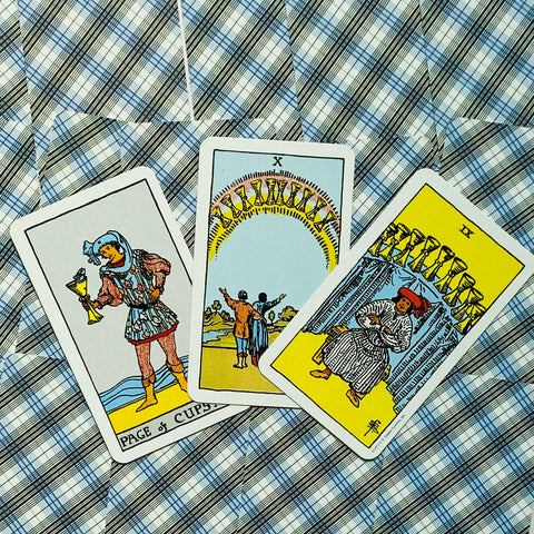 Miniature Rider-Waite Tarot Deck 78 Cards US Games English Guidebook