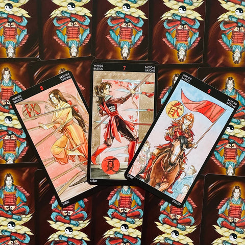 Manga Tarot Deck Cards Lazzarini Esoteric Fortune Telling Lo Scarabeo NEW