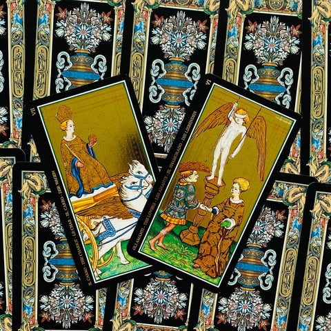 Visconti Tarot Deck Cards Esoteric Fortune Telling Lo Scarabeo NEW