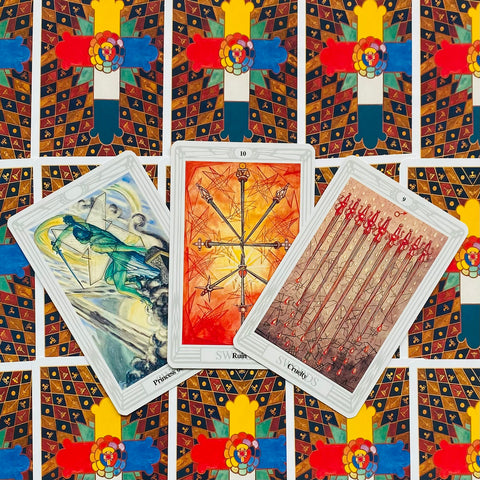 Aleister Crowley Thoth Tarot Small Deck Cards Esoteric Telling US Games NEW