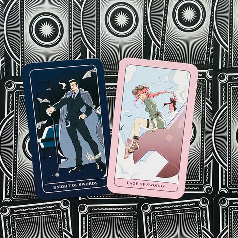 Anime Tarot Deck 78 Cards & Guidebook Simon Element Natasha Yglesias