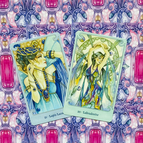 Fairy Gems Crystal Oracle Deck & Guidebook Set by US Games Systems