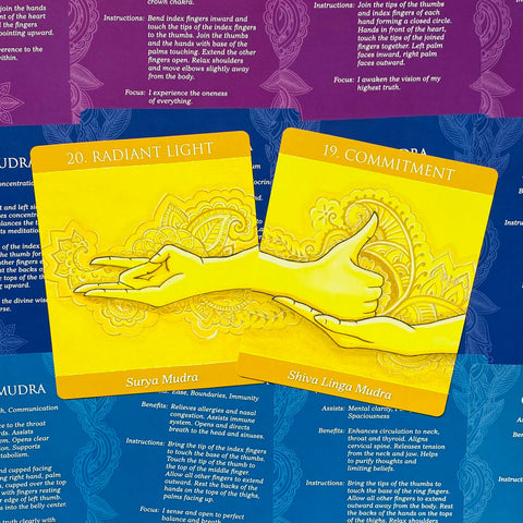 Mudras For Awakening The Energy Body Cards Deck & Book US Games Systems NEW